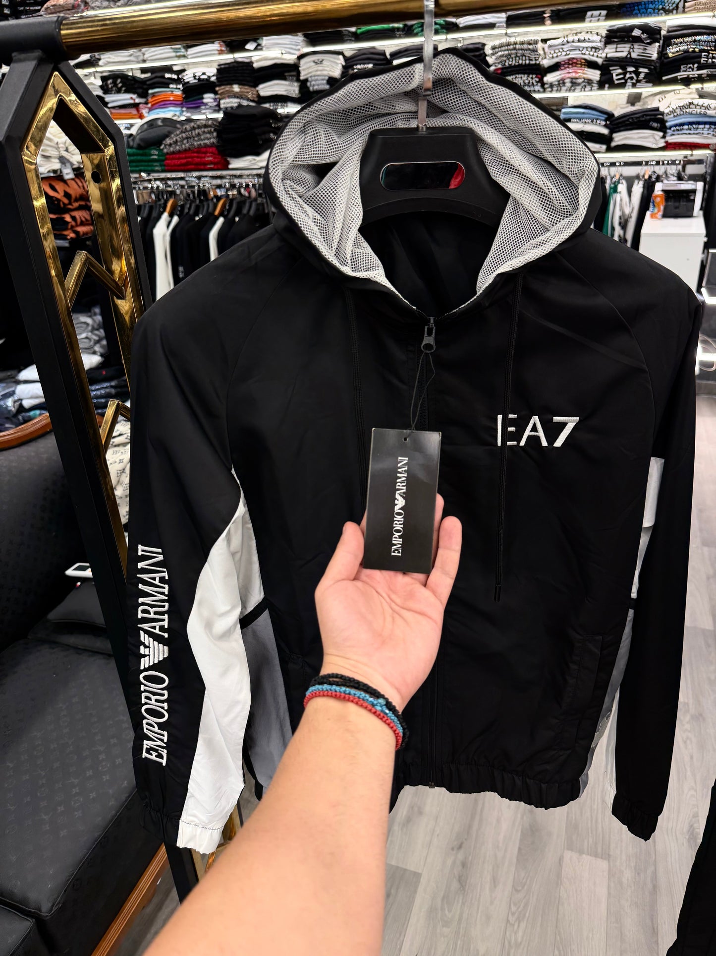 EMPORIO ARMANI EA7 - ΜΑΥΡΟ ΣΕΤ ΦΟΡΜΕΣ