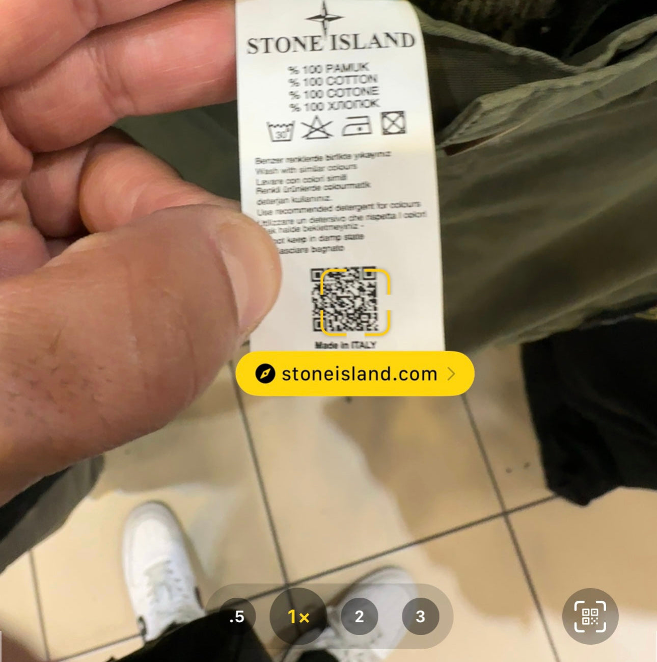 STONE ISLAND - CARGO PANTS