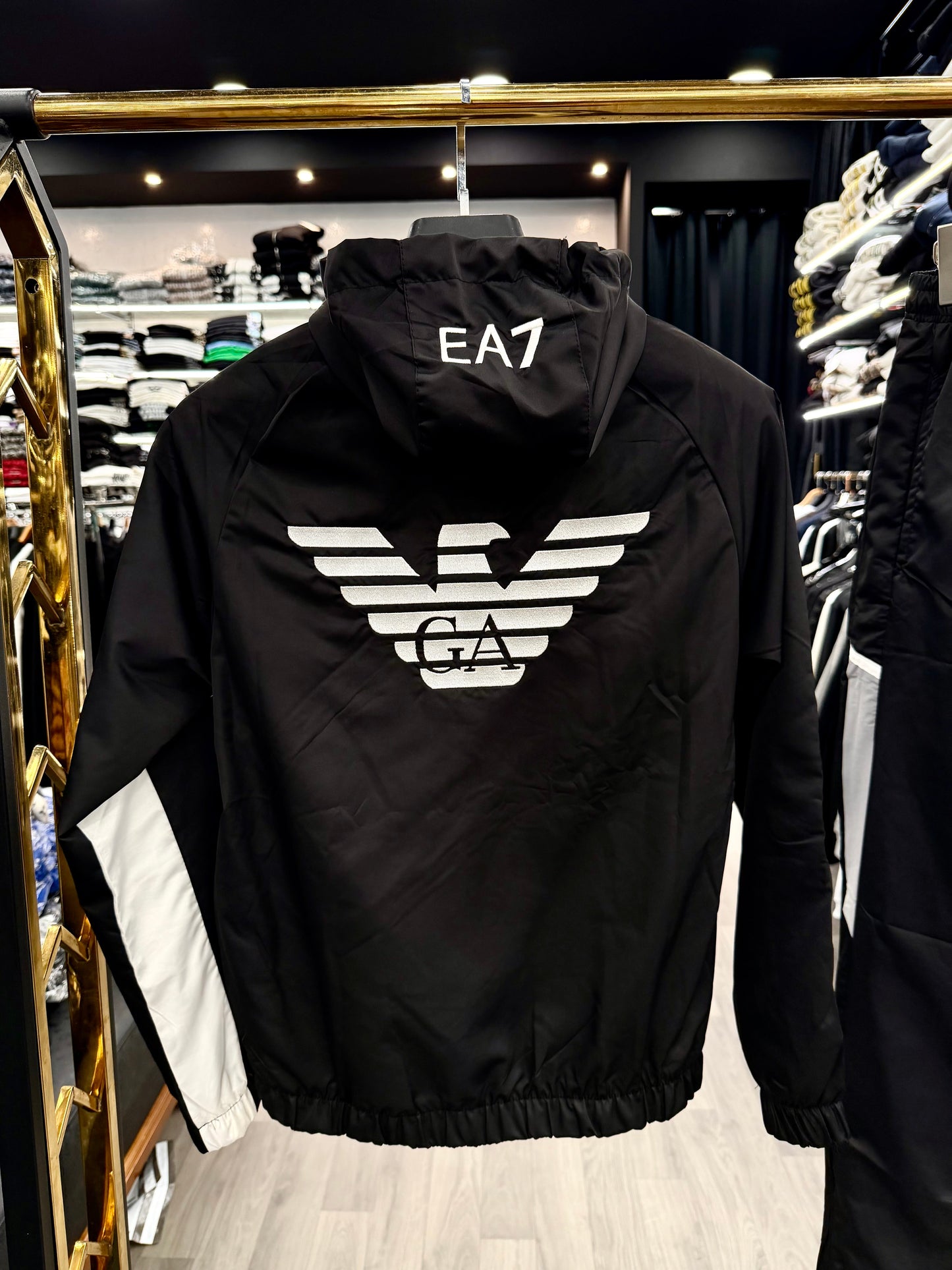 EMPORIO ARMANI EA7 - ΜΑΥΡΟ ΣΕΤ ΦΟΡΜΕΣ