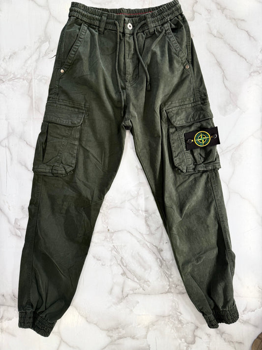 Stone Island Cargo Παντελόνι Χακί 2026
