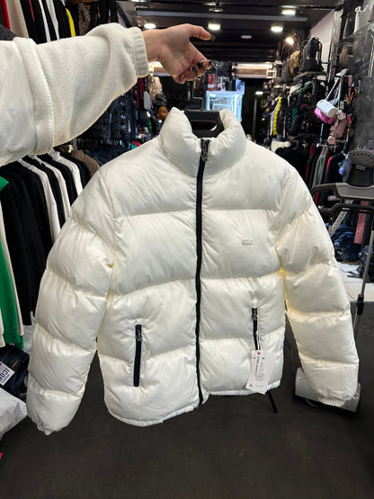 LACOSTE ΛΕΥΚΟ ΜΠΟΥΦΑΝ